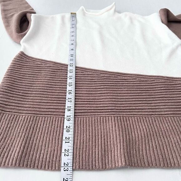 Rafaella Color Block Funnel Neck Sweater NWT - Picture 6 of 8